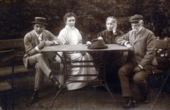 1912, Lechner hagyaték, tableau, table, hat on a table, Fortepan #224983