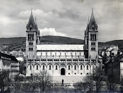 Hungary, Pécs, Dóm (Scitovszky) tér, Szent Péter- és Szent Pál-székesegyház., 1932, Vincent Till Baumgartner, Cathedral, Fortepan #225346