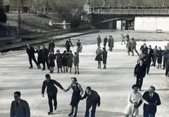 1938, Vincent Till Baumgartner, skating, Fortepan #225617