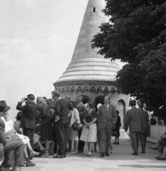 Hungary, Halászbástya, Budapest I., 1965, Magyar Rendőr, Frigyes Schulek-design, Budapest, Fortepan #22572