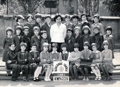 1982, Szabó Farkas Edit, class photo, Fortepan #225811