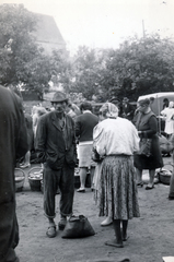 1955, Szabó Farkas Edit, gypsy, market, Fortepan #225844