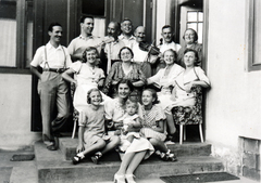 1938, Csókay Ágnes, tableau, family, musical instrument, Fortepan #226185