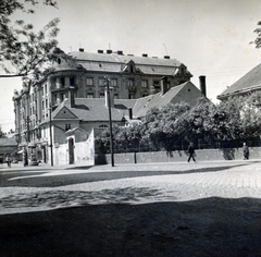 Hungary, Debrecen, Szent Anna utca, szemben a többszintes épület a Batthyány utca sarkán áll., 1936, Fóris Gábor / Vastagh Miklós hagyatéka, Fortepan #226454