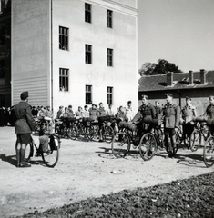 1936, Fóris Gábor / Vastagh Miklós hagyatéka, bicycle, cycling corps, Fortepan #226484