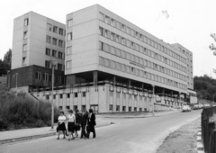 Hungary, Óbuda, Budapest III., Doberdó út 6., Könnyűipari Műszaki Főiskola és Kollégiuma., 1979, Középületépítő Vállalat - Kreszán Albert - Koczka András - Kemecsei József, Budapest, Fortepan #226756