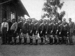 1932, Lengyel Zoltán, football, soccer team, Fortepan #22689