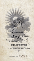 1902, Kohut család, hátlap, műterem, fényképész, Fortepan #226997