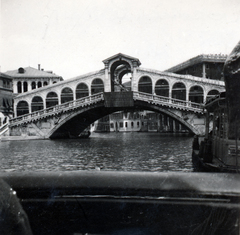 Olaszország, Velence, Canal Grande, szemben a Rialto híd., 1937, Fortepan/Album076, Fortepan #227059