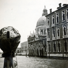 Olaszország, Velence, Canal Grande,jobbra a Santa Maria della Salute fogadalmi templom., 1937, Fortepan/Album076, Fortepan #227061