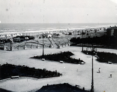 Olaszország, Cesenatico, Piazza Andrea, kilátás a Costa a Grand Hotel Cesenatico -ból., 1937, Fortepan/Album076, Fortepan #227066