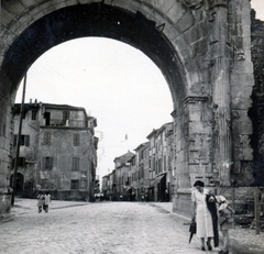 Olaszország, Rimini, Augustus császár diadalíve (Arco di Augusto)., 1937, Fortepan/Album076, Fortepan #227068