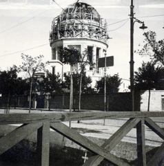 Olaszország, Velence, Riviera Santa Maria Elisabetta, szemben a Tempio votivo, a fogadalmi templom és katonai szentély a kupola építésének idején., 1937, Fortepan/Album076, kupola, állvány, Fortepan #227095