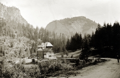 Romania,Transylvania, Békás-szoros., 1909, Vízkelety László, picture, mountain, mountain pass, Fortepan #227397