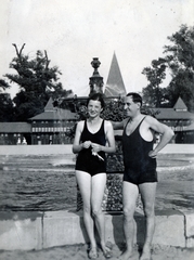 Magyarország, Margitsziget, Budapest, Palatinus Strandfürdő., 1935, Vízkelety László, Fortepan #227544