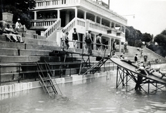 Magyarország, Budapest III., Csillaghegyi strandfürdő., 1934, Vízkelety László, Budapest, Fortepan #227549