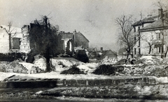 1949, Vízkelety László, damaged building, Fortepan #227659