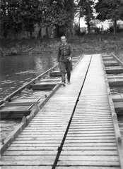 1941, Ungváry Krisztián, eastern front, second World War, pontoon bridge, Fortepan #22804