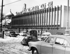 Magyarország, Városliget, Budapest XIV., Állatkerti körút, Fővárosi Nagycirkusz., 1971, Középületépítő Vállalat - Kreszán Albert - Koczka András - Kemecsei József, Budapest, Fiat 500, AMC-márka, AMC Rambler, Fortepan #228058