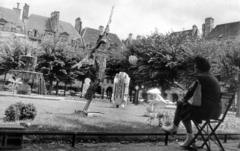 France, Paris, Place des Vosges., 1962, Zimre Zsuzsa, Fortepan #228467