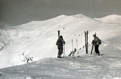 Románia,Erdély, Radnai-havasok., 1935, Flanek-Falvay-Kováts, síelés, Fortepan #228536