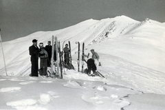 Románia,Erdély, Radnai-havasok., 1935, Flanek-Falvay-Kováts, síléc, Fortepan #228539