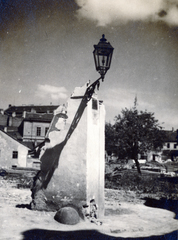 Hungary, Tabán, Budapest I., 1932, Flanek-Falvay-Kováts, light, ruins, Budapest, Fortepan #228571