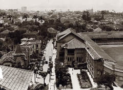 Brazil, Rio de Janeiro, Rua Álvaro Chaves, jobbra a Fluminense Football Club székháza., 1933, Ladinek Viktor, Fortepan #228624