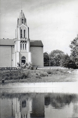 Magyarország, Bodrogolaszi, Lónyay kastély., 1963, Baráth Endre, Ybl Miklós-terv, kúria, bencés rend, Fortepan #22918