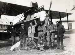 1923, Papp Éva, airplane, biplane, propeller, Fortepan #229251