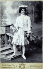 1900, Schermann Ákos, costume, Fortepan #229445