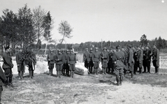 Ukrajna, Koroszteny, katonai temető, a felvétel egy elesett magyar katona temetésekor készült., 1943, Fucskár József Attiláné, katona, második világháború, temetés, Fortepan #229544