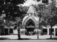 Magyarország, Városliget,Állatkert, Budapest XIV., főbejárat., 1954, Fortepan/Album083, állatkert, főbejárat, Budapest, Fortepan #229769