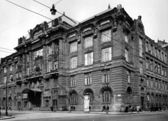 Magyarország, Budapest VI., Liszt Ferenc tér 8., Zeneakadémia (Liszt Ferenc Zeneművészeti Egyetem, korábban: Főiskola)., 1955, Fortepan/Album083, hangversenyterem, szecesszió, oktatás, zeneművészet, Budapest, Fortepan #229817