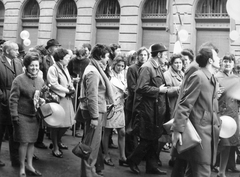 Magyarország, Budapest VII., Marek József utca 40., 1973, Fortepan, felvonulás, Budapest, Fortepan #22996