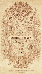 Hungary, Szombathely, Óperint utca 8., Knébel Ferenc fényképész., 1900, Korner Veronika, verso, Fortepan #230126