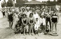 Magyarország,Balaton, Siófok, a felvétel a strandon készült., 1931, Cserey Zoltán, Fortepan #231091