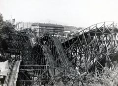 1955, Gyárfás László, vidámpark, Fortepan #231246