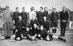 1909, Szepessy Tibor, sport, labdarúgás, csoportkép, futballcsapat, Fortepan #23127