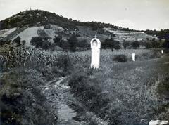 Magyarország, Budapest II., Pesthidegkút, Kálvária-hegy. Stációk a hegycsúcsra kapaszkodó út mentén., 1934, Bor Dezső, Budapest, Fortepan #231349