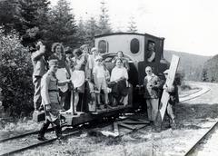 1933, Bor Dezső, steam locomotive, narrow-gauge railway, Fortepan #231403