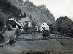 Austria, Admont, Johnsbach (ekkor önálló, ma a mezőváros része), Szent Egyed-templom (Katholische Pfarrkirche hl. Ägydius)., 1932, Bor Dezső, Fortepan #231519