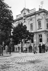 Magyarország, Sopron, Deák tér, Deák étterem., 1940, Fortepan, szoborfülke, Fortepan #23153