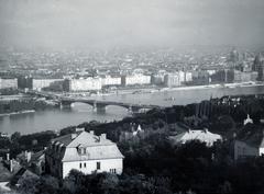 1940, Bor Dezső, picture, river, bridge, Fortepan #231562