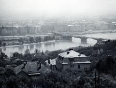 1940, Bor Dezső, picture, bridge, Fortepan #231563