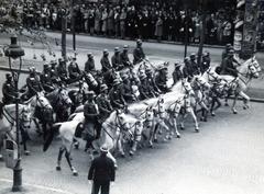 1938, Bor Dezső, military parade, Fortepan #231652