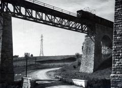 Magyarország, Biatorbágy, vasúti viadukt., 1936, Bor Dezső, viadukt, Fortepan #231758