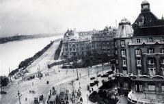 1932, Bor Dezső, pedestrian, bicycle, Fortepan #231894