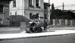 1933, Bor Dezső, road roller, Fortepan #231946