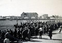 Magyarország, Budapest X., Albertirsai út, a Mezőgazdasági kiállítás lovaspályája., 1934, Bor Dezső, Budapest, Fortepan #232189